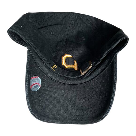 Pittsburgh Pirates '47 Brand Black Adjustable Franchise Baseball Hat Cat OSFA - Picture 12 of 12